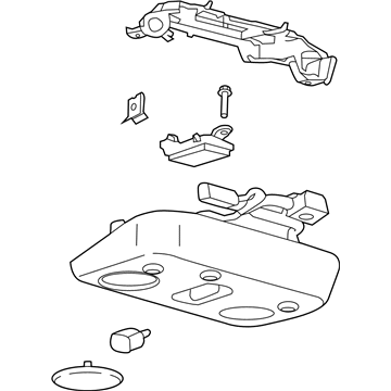 Ford FR3Z-63519A70-DB Console Assembly - Overhead