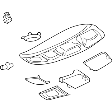 Ford 9A2Z-78519A70-FB Console Assembly - Overhead