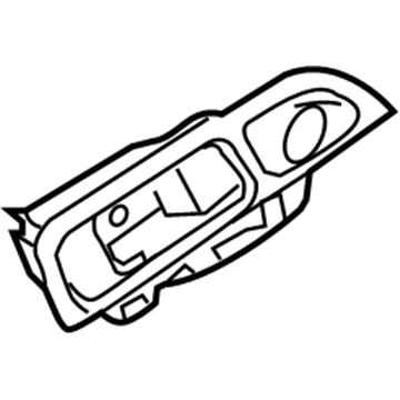 Lincoln MKS Door Handle - DA5Z-5422601-BA