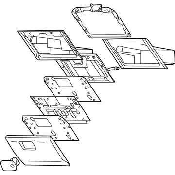 2004 Lincoln LS Glove Box - 3W4Z-54060T10-AAA