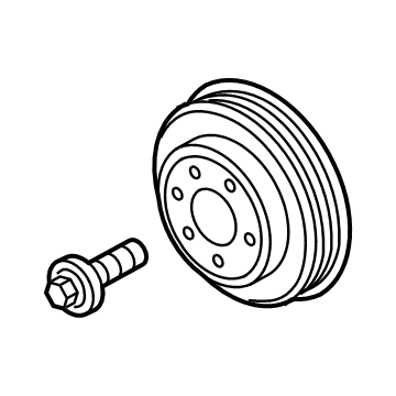 Ford FT4Z-6312-A Crankshaft Pulley