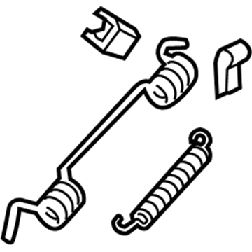 Ford 5C3Z-2069-AA Kit - Brake Shoe Hold Down