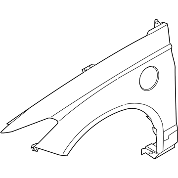 Ford HS7Z-16006-B Fender Assembly - Front