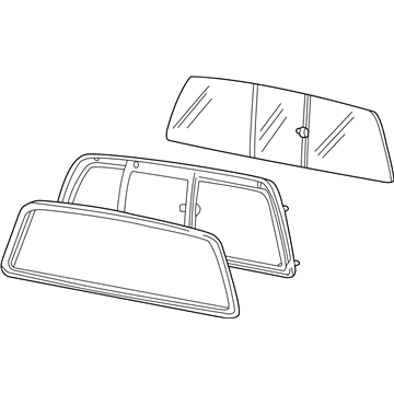 Ford 6C3Z-25422B30-AA Glass - Sliding