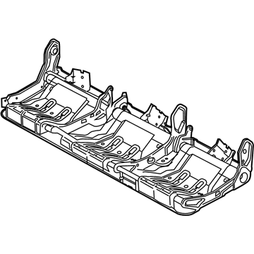 Ford EK4Z-9963160-T FRAME AND SPRING - RR SEAT CUS