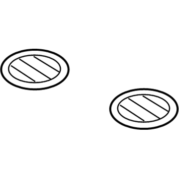 Ford 8A8Z-19893-AA Louvre Assembly - Vent Air