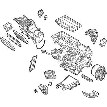 2011 Ford Fiesta Heater Core - BE8Z-18478-A