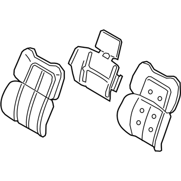 Ford JL7Z-7864810-CC PAD ASY - FRONT SEAT HEATING