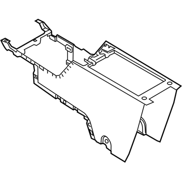 2017 Ford Flex Center Console Base - DA8Z-74045A36-AA