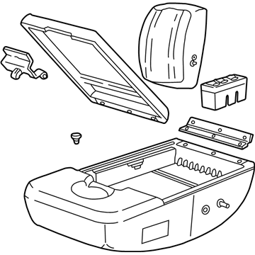 1999 Ford F-250 Armrest - XL3Z-15644A22-BAC