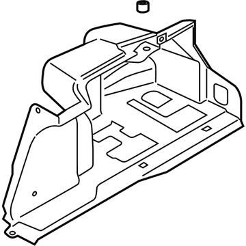 Ford FR3Z-6345422-AB Carpet - Rear Quarter Panel/Luggage Compartment