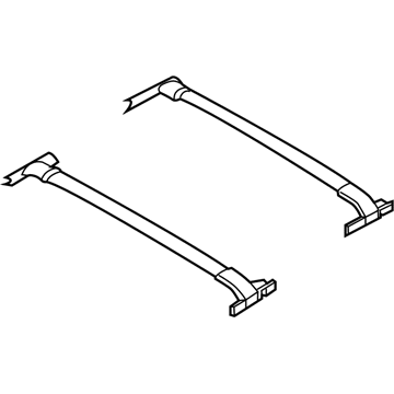 Ford CN1Z-9955100-A Kit - LuggageCrossbar - Univ/Loc