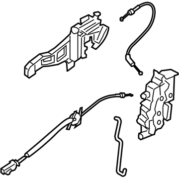 2018 Ford Transit Door Latch Assembly - CK4Z-61219A65-H