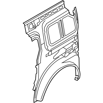 Ford BT1Z-1727886-A Panel And Wheelhouse - Quarter - Inner