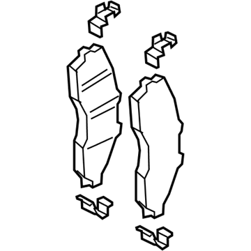 Ford HC3Z-2001-B Kit - Brake Lining