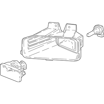 Ford JL3Z-15201-A Lamp Assembly - Fog - Front