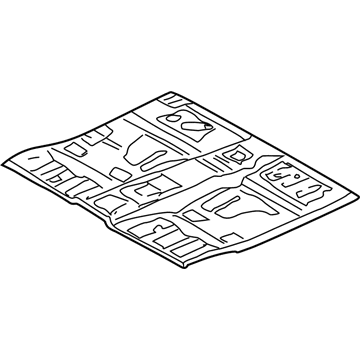 Ford YL8Z-7811135-AA Pan Assembly - Floor - Front