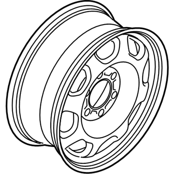 Ford FL3Z-1015-A Wheel Assembly