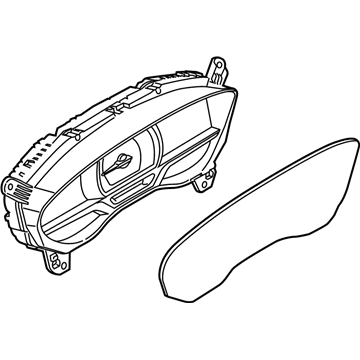 2016 Lincoln MKZ Speedometer - GP5Z-10849-CE