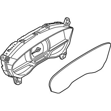 Ford HP5Z-10849-CE Instrument Cluster