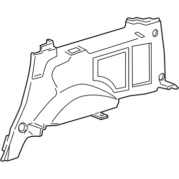 Ford YL1Z7831013CAC Trim Assembly Quarter