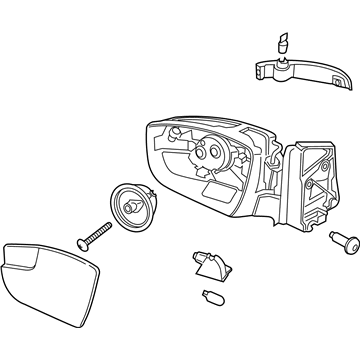 Ford GJ5Z-17682-EA Mirror Assembly - Rear View Outer