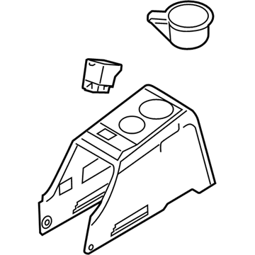 Ford Ranger Center Console Base - 6L5Z-10045A36-AA