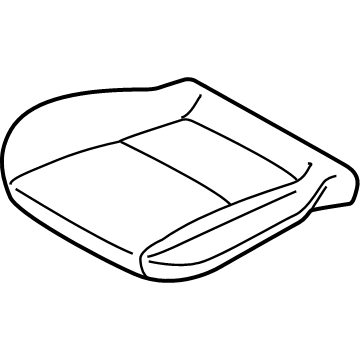 Ford DT1Z-1762901-KA Front Seat Cushion Cover Assembly