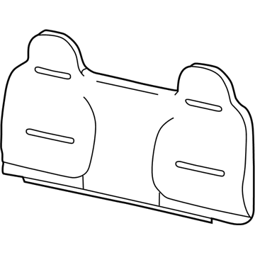 Ford F81Z-2564416-AAA Front Seat Back Cover Assembly