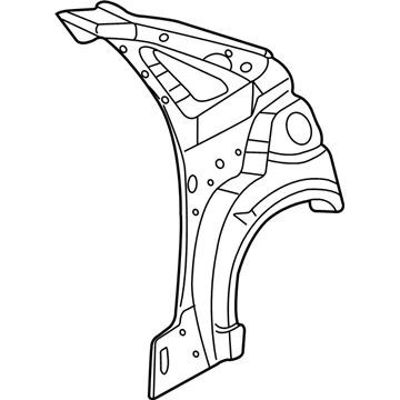 Ford 5S4Z-5827790-BA Panel - Body Side Rear - Inner