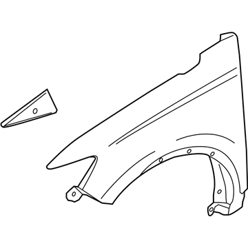 Ford KA1Z-16005-A FENDER Assembly - FRONT