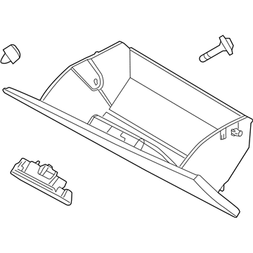 Ford AG1Z-5406024-AD Box Assembly - Glove Compartment