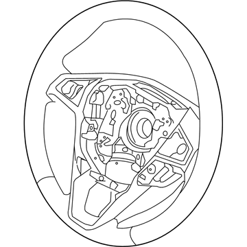 2016 Ford Edge Steering Wheel - G2GZ-3600-BB