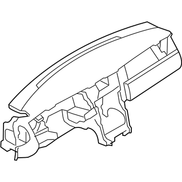 Ford 8R3Z-6304320-BC Panel - Instrument