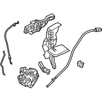 Ford Door Latch Assembly - F1EZ-54219A65-H