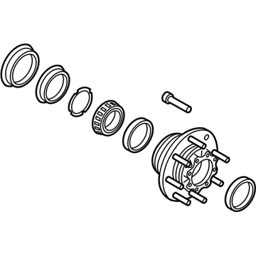 Ford BC3Z-1109-B Hub Assembly - Wheel