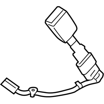 Ford EJ7Z-7861203-AG Buckle Assembly - Seat Belt