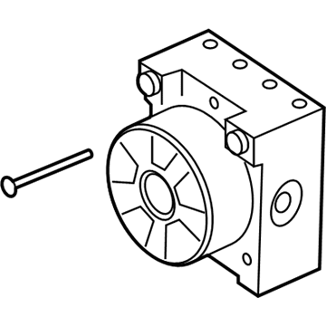 Lincoln ABS Pump And Motor Assembly - G3GZ-2C215-D
