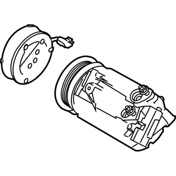 Ford GV6Z-19703-T Compressor Assembly