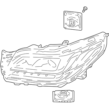 2019 Lincoln Navigator Headlight - JL7Z-13008-E