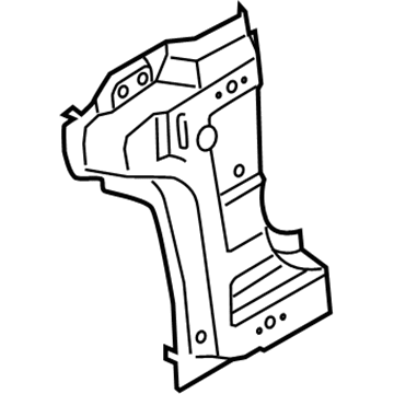 Ford GS7Z-5402543-A Reinforcement - "A" Pillar