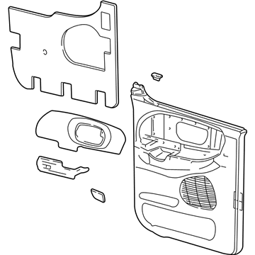 Ford YL3Z-1627406-AAA Panel Assembly - Door Trim