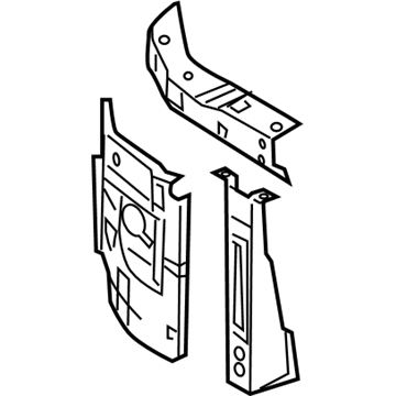 2015 Ford E-450 Super Duty Radiator Support - 9C2Z-16152-A