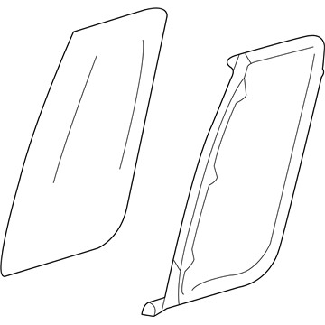 Ford 6L3Z-1529701-AA Glass - Quarter Window