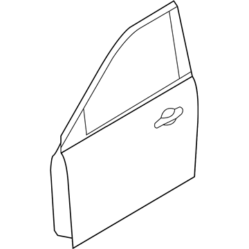 Ford JB5Z-7820125-B DOOR ASY - FRONT