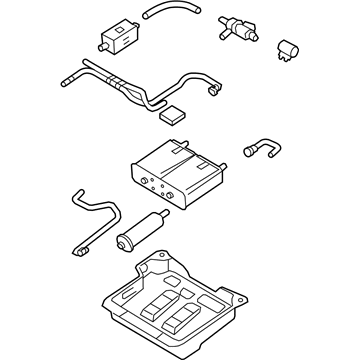 2005 Mercury Grand Marquis Vapor Canister - 5W1Z-9D653-AF