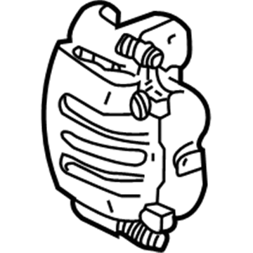 Ford XL2Z-2B121-BA Caliper With Pads