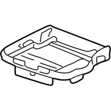 Ford F75Z7863160AA Frame & Spring Rear Seat Cushion