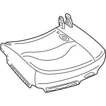 2003 Mercury Grand Marquis Seat Cushion - 3W7Z-54632A22-AC