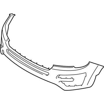 Ford Explorer Bumper - FB5Z-17D957-GPTM